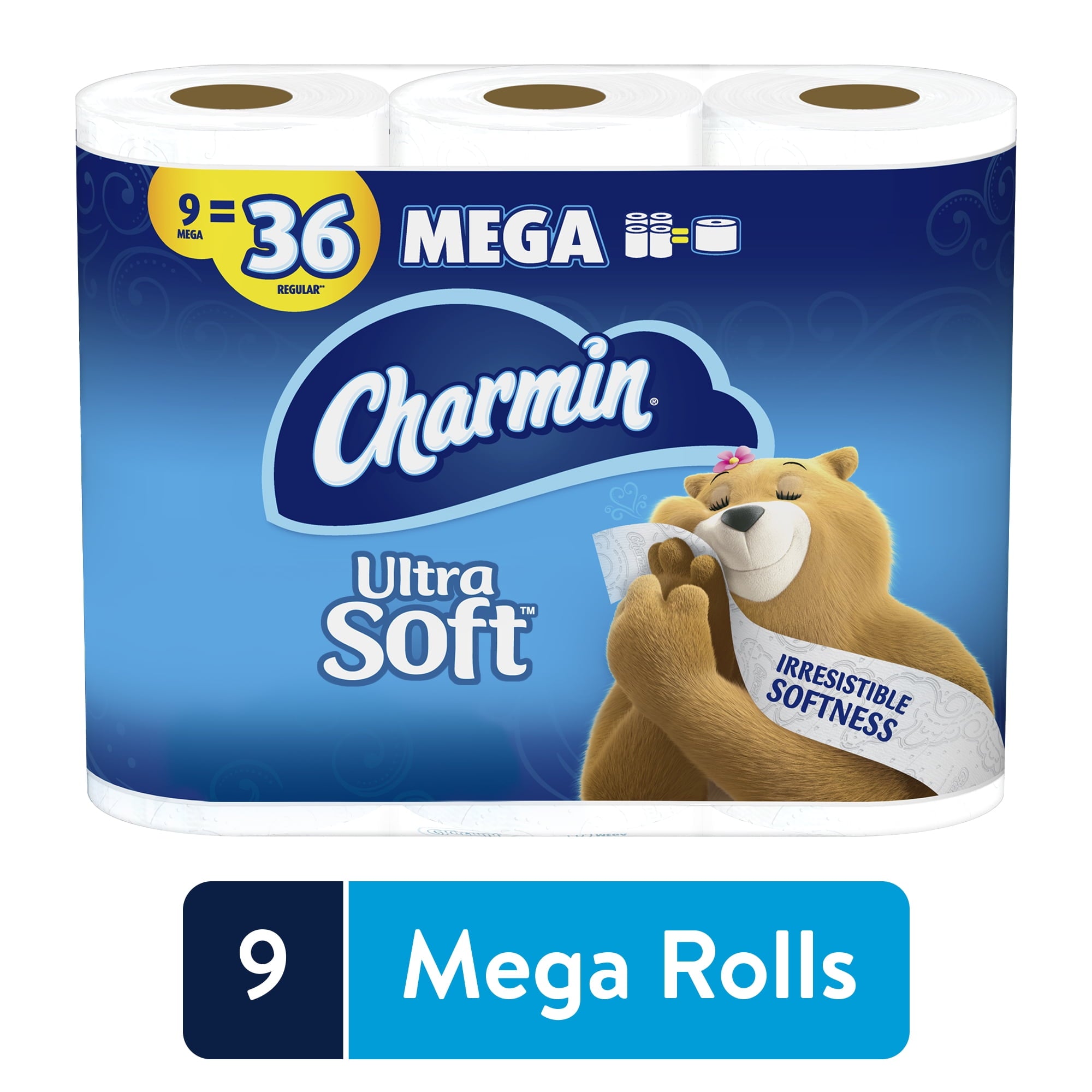 Charmin Ultra Soft Toilet Paper - 9 Mega Rolls