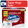 Charmin Ultra Strong Toilet Paper - 18 Mega XL Rolls