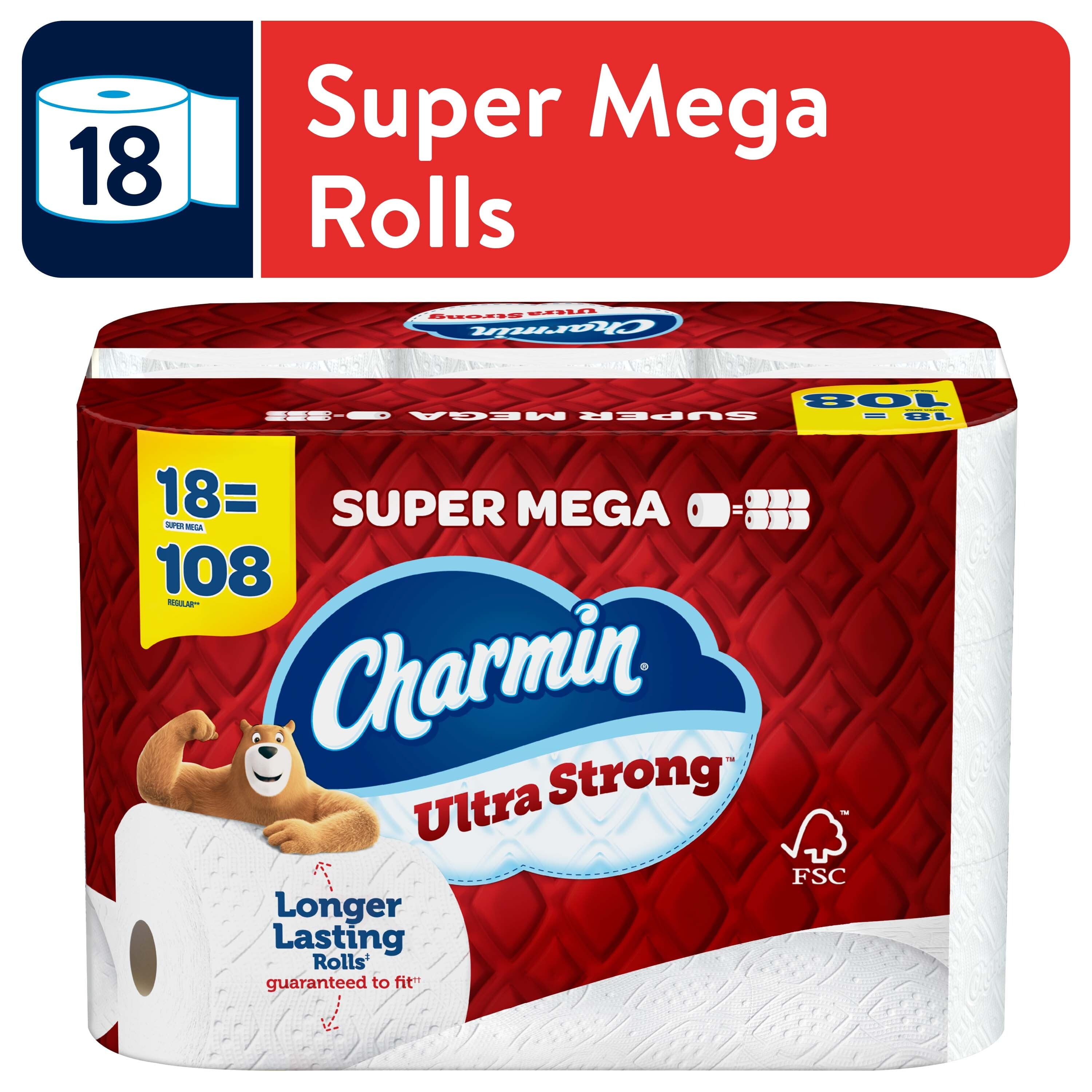 Charmin Ultra Strong Toilet Paper - 18 Mega XL Rolls