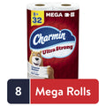 Charmin Ultra Strong Toilet Paper - 8 Mega Rolls, 242 Sheets per Roll