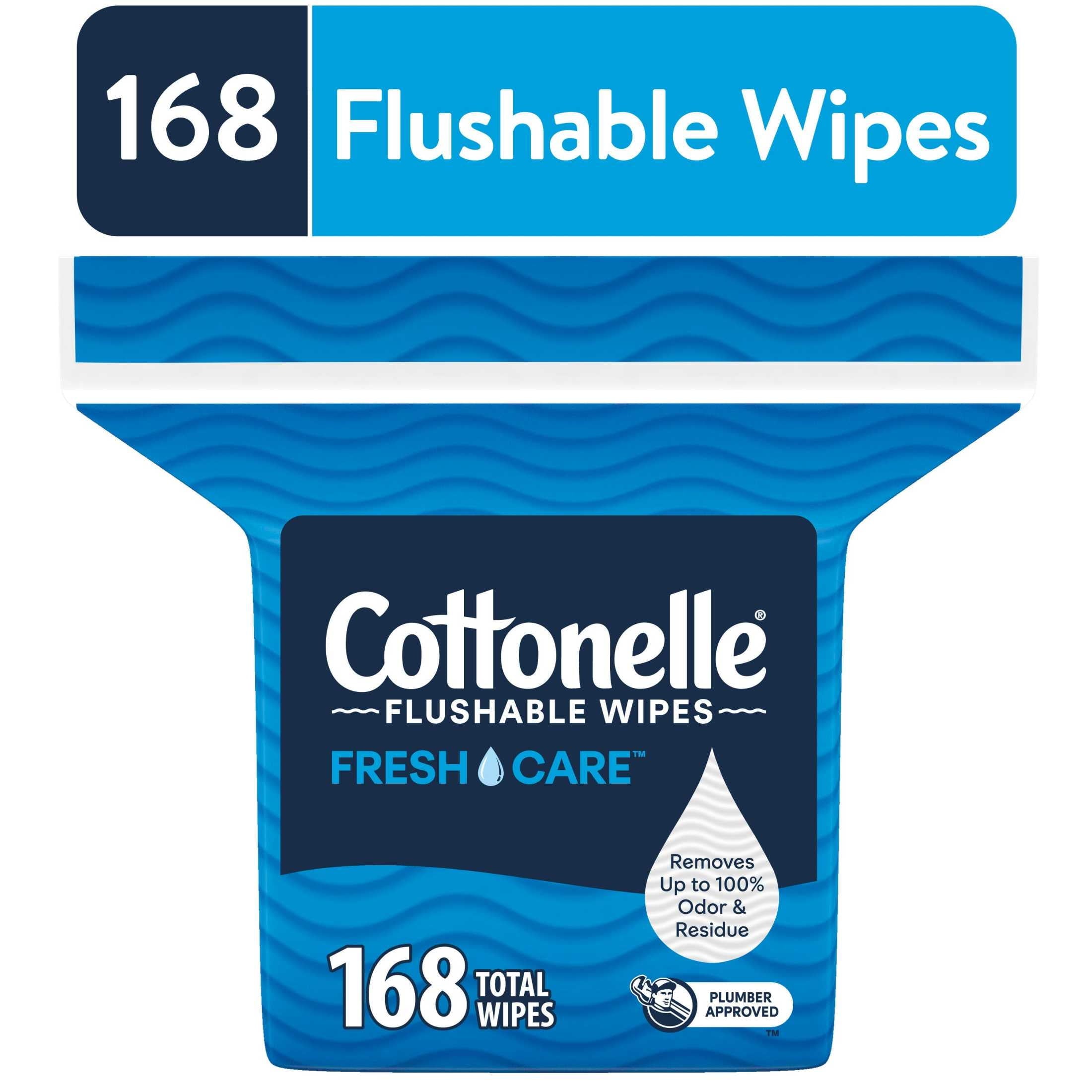 Cottonelle Fresh Care Flushable Wet Wipes - 1 Resealable Bag