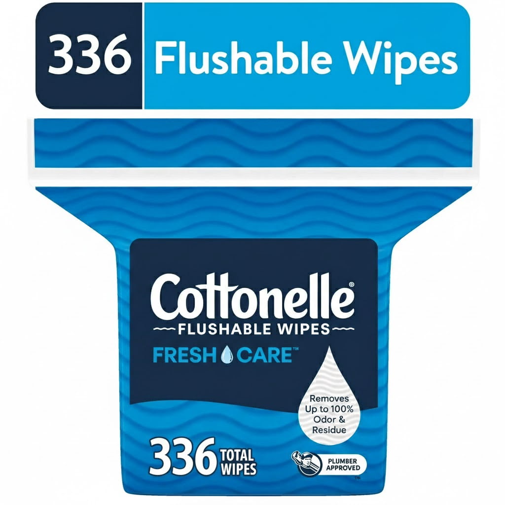 Cottonelle Fresh Care Flushable Wet Wipes - 1 Resealable Bag