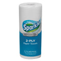 Georgia Pacific Sparkle ps Premium Perforated Paper Kitchen Towel Roll - 2-Ply, 11 x 8.8, White, 70 Sheets, 30 Rolls/Carton