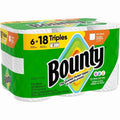 Procter & Gamble PGC16008 Bounty Select-A-Size Paper Towels - 2 Ply - Diamond Texture - Green - 6 Rolls per Case - 75 Count - Pack of 6