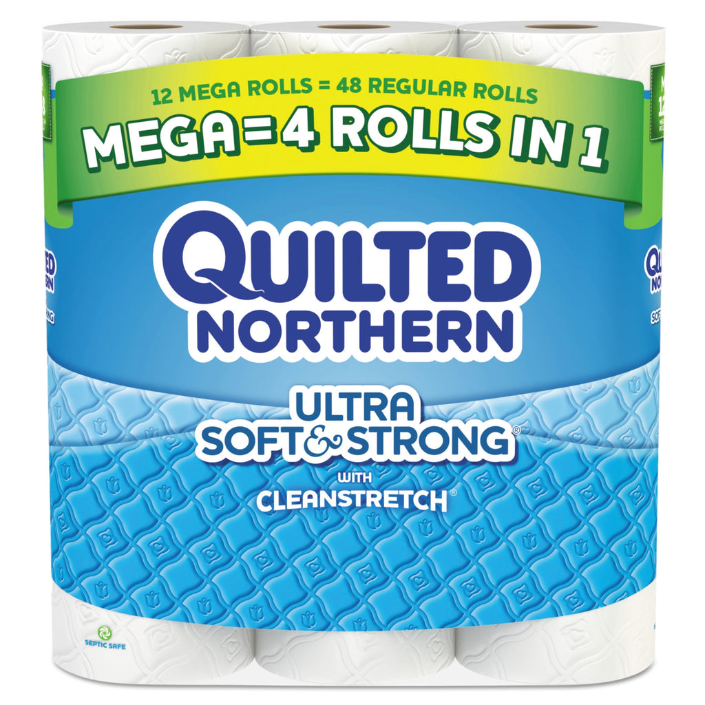 Quilted Northern Ultra Soft & Strong Toilet Paper - 12 Mega Rolls