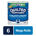 Quilted Northern Ultra Soft & Strong Toilet Paper - 6 Mega Rolls