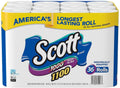 Scott 1100 Unscented Bath Tissue - 1-ply (36 Rolls)