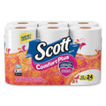 Scott ComfortPlus Toilet Paper - Double Roll, Bath Tissue, 1-Play, 231, 12 Roll per Pack