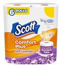 Scott ComfortPlus Soft Lavender Toilet Paper 6 Count