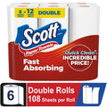 Scott Paper Towels Choose-A-Sheet 6 Double Rolls