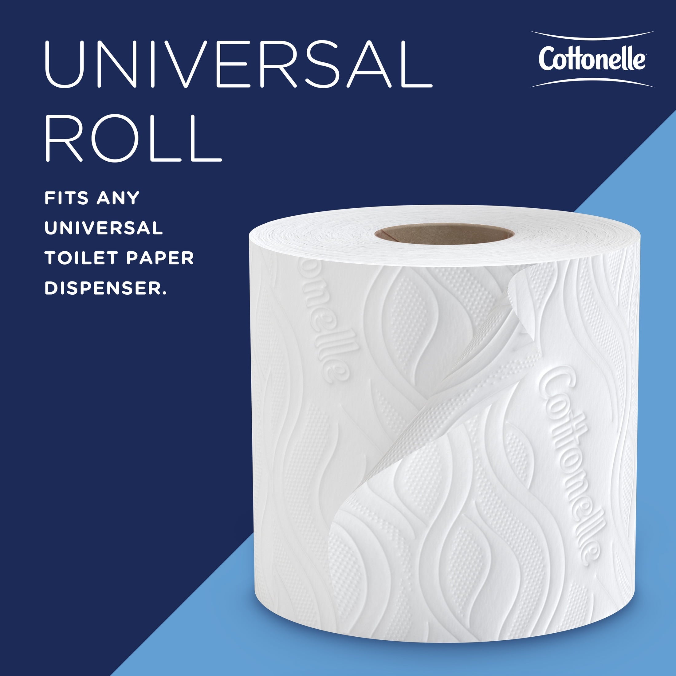 Cottonelle® Professional CleanCare Standard Roll Bulk Toilet Paper (58696) - 2-Ply, White, Individually Wrapped (400 Sheets/Roll, 40 Rolls/Case, 16, 000 Sheets/Case)