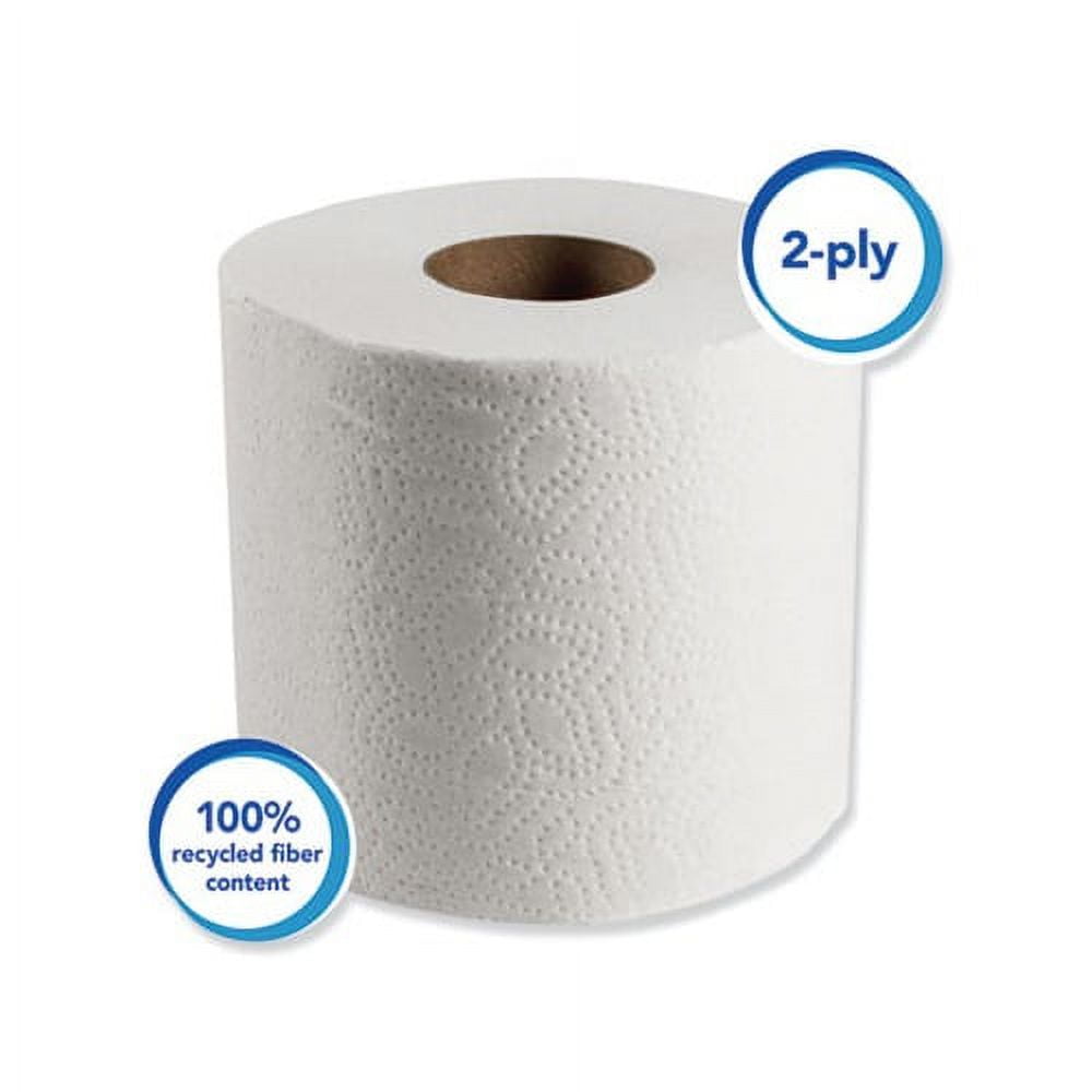 Scott 100% Recycled Fiber Bathroom Tissue 2-Ply 506 Sheets/Roll 80/Carton 13217
