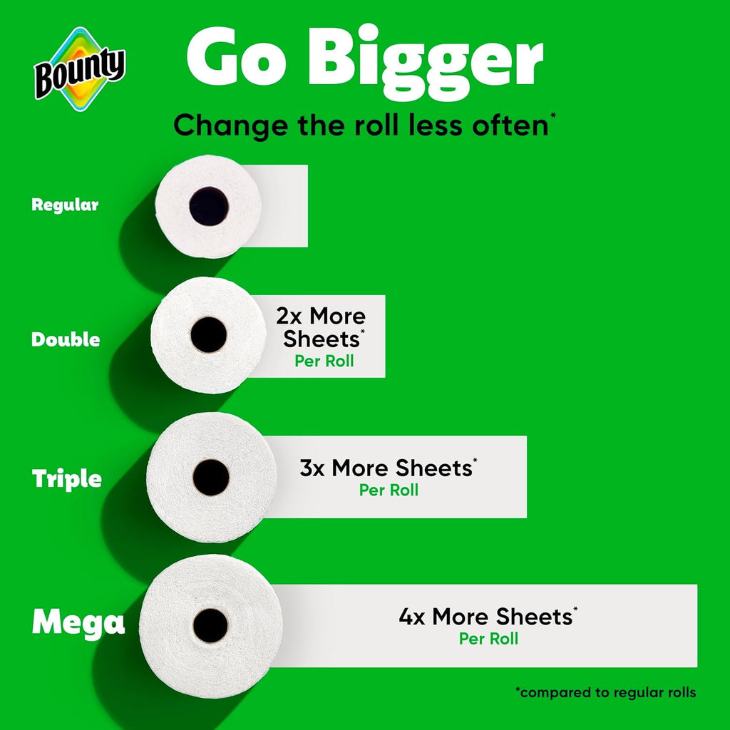 Select-A-Size Paper Towels - Prints, 2 Triple Rolls = 6 Regular Rolls