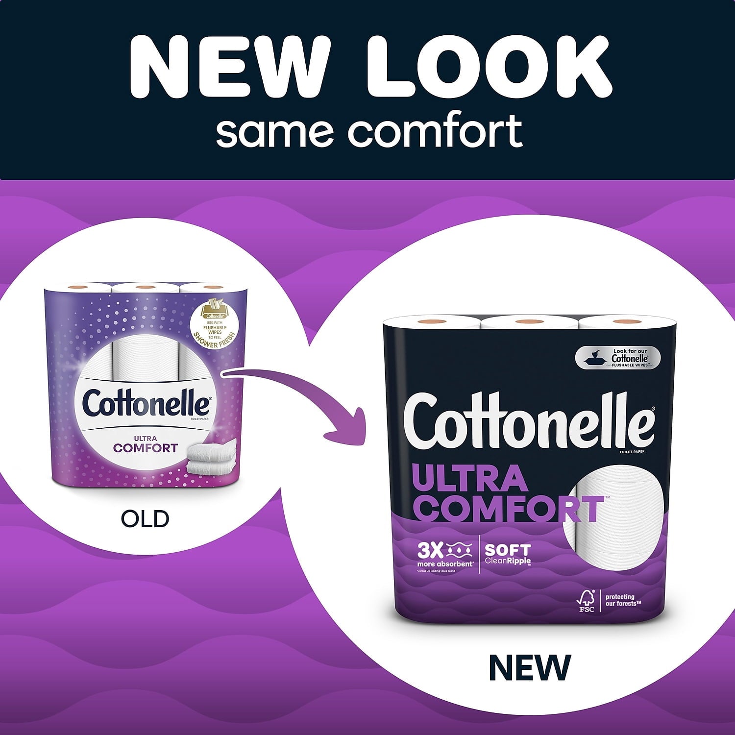 Cottonelle Ultra ComfortCare 2-Ply Standard Toilet Paper White 268 Sheets/Roll 6 Mega Rolls/Pack