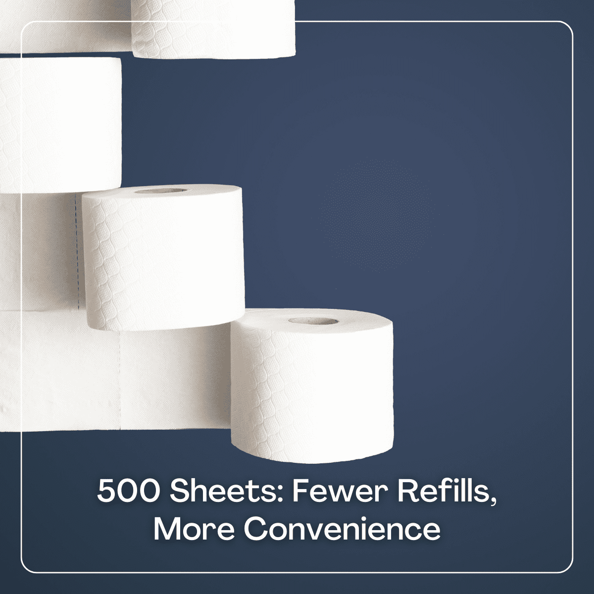 Karat 2-Ply Commercial Toilet Paper Rolls - 48 Rolls - JS-TTW500