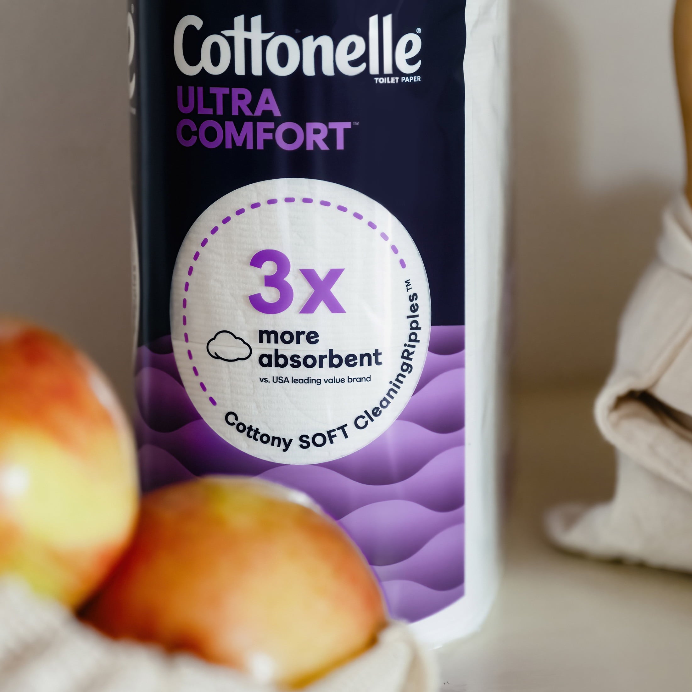 Cottonelle Ultra Comfort Toilet Paper - Soft Toilet Tissue, 6 Mega Rolls - 4-Pack