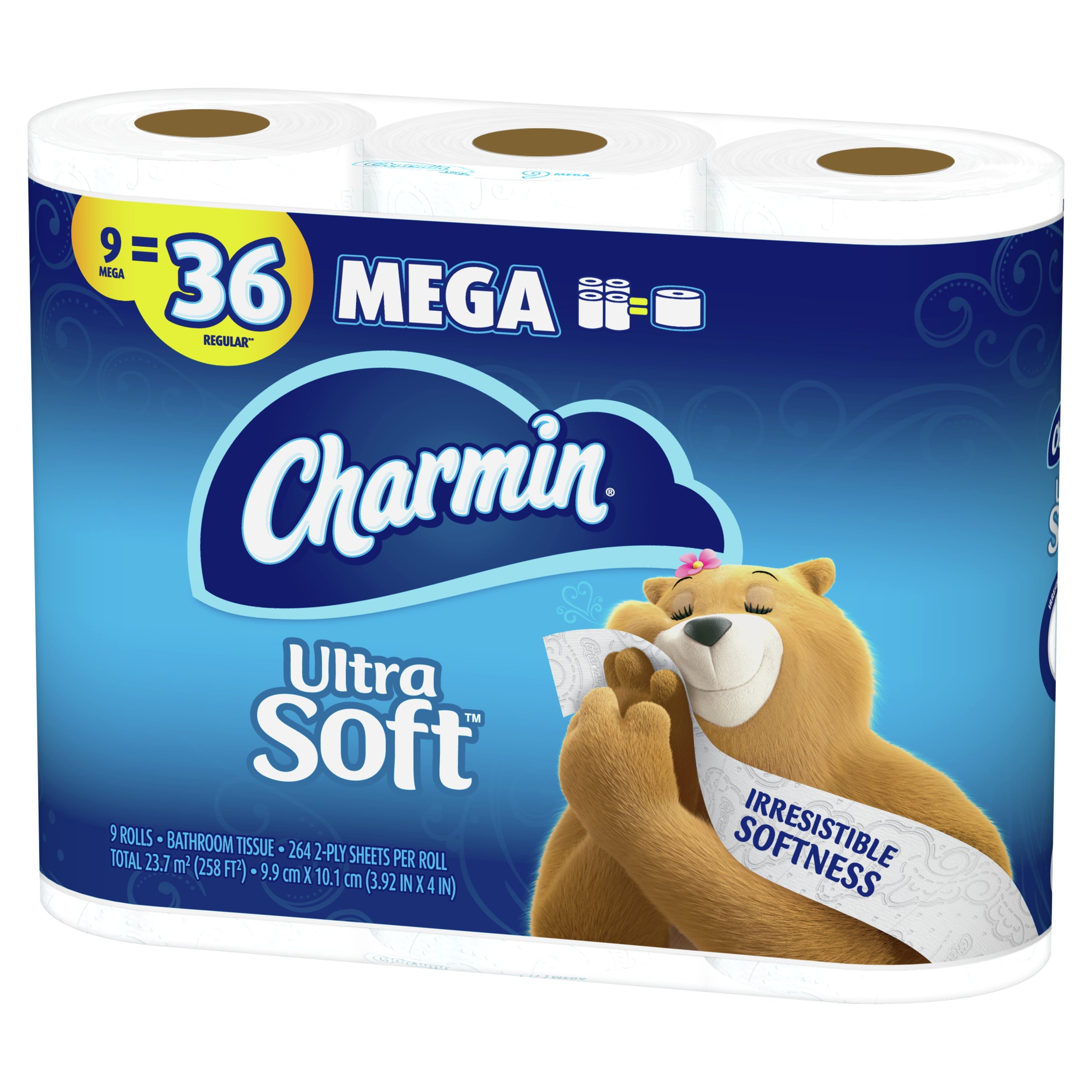 Charmin Ultra Soft Toilet Paper - 9 Mega Rolls