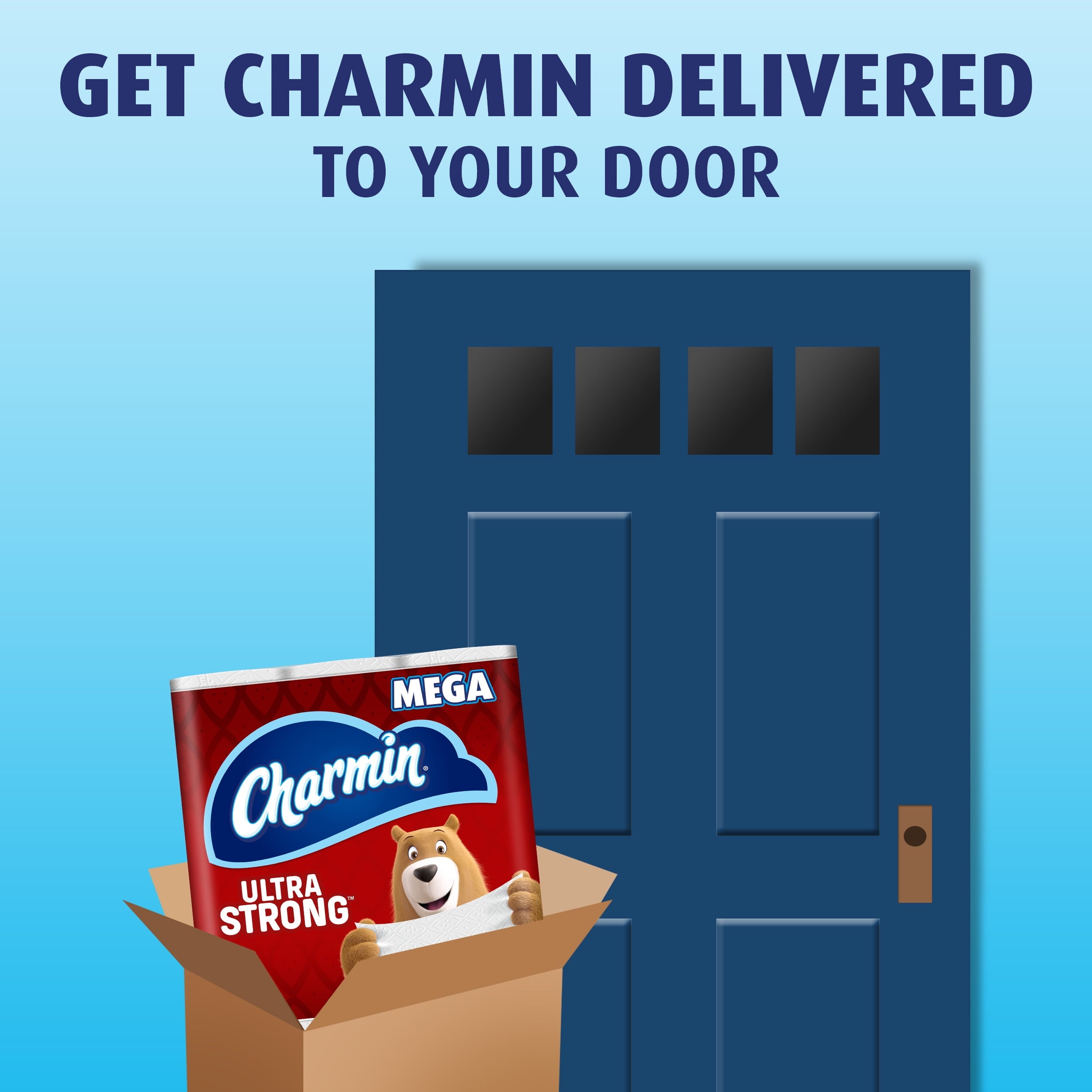 Charmin Ultra Strong Toilet Paper - 12 Mega Rolls, 264 Sheets per Roll