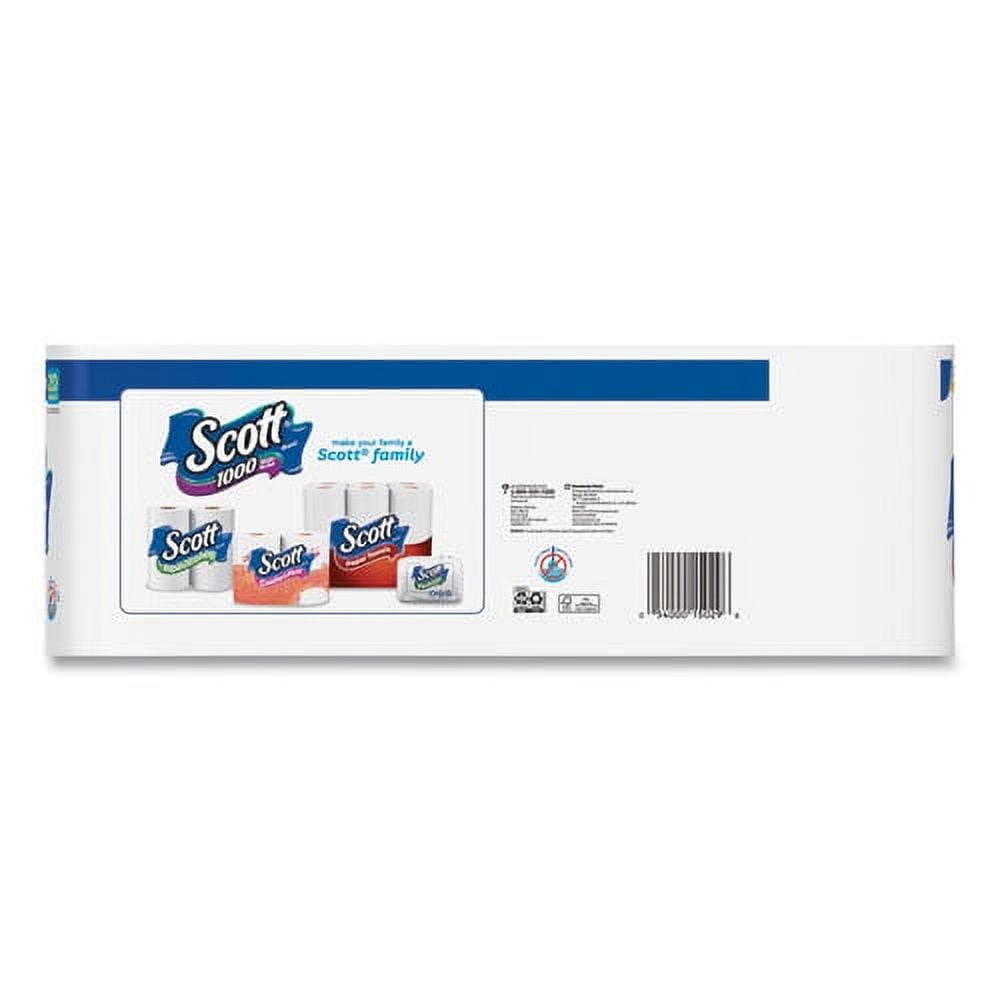 "1000 Bathroom Tissue - Septic Safe, 1-Ply, White, 1000 Sheet/roll, 20/pack - Bundle of 2 Packs"