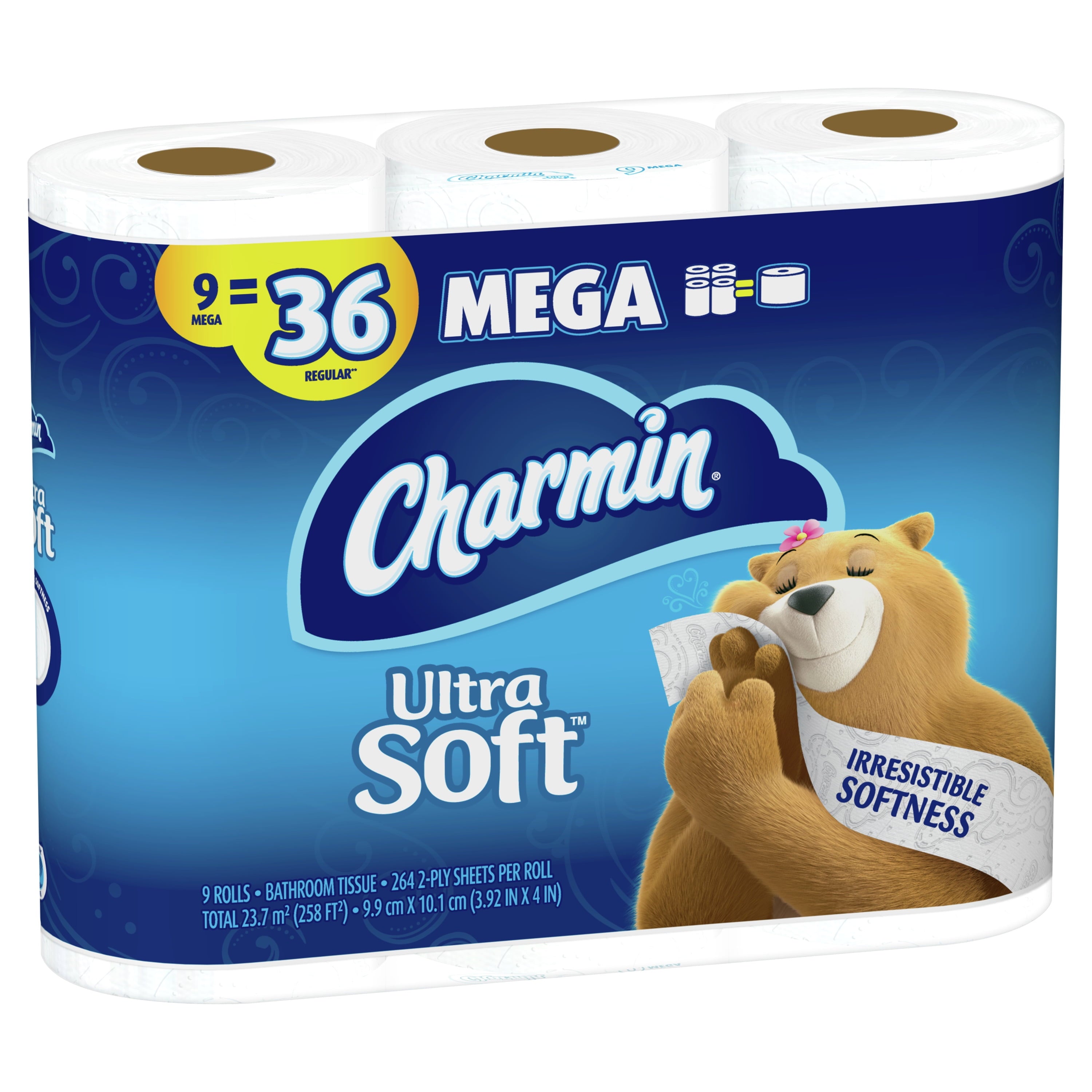 Charmin Ultra Soft Toilet Paper - 9 Mega Rolls