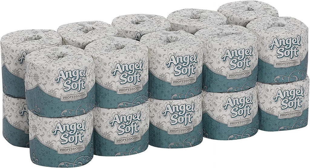 Litian Angel Soft Ultra Professional Series 2-Ply Embossed Toilet Paper by GP PRO - 16620, 450 Sheets Per Roll, 20 Rolls Per Convenience Case