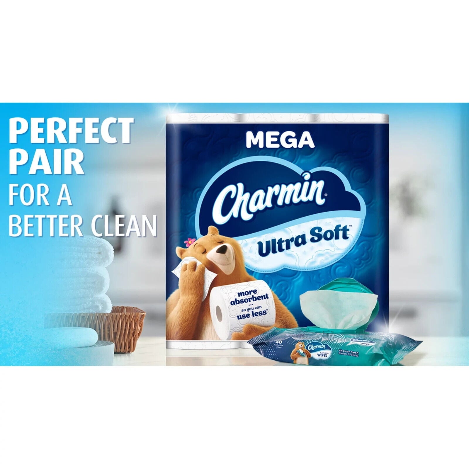 Charmin Ultra Soft Toilet Paper - 12 Mega Rolls