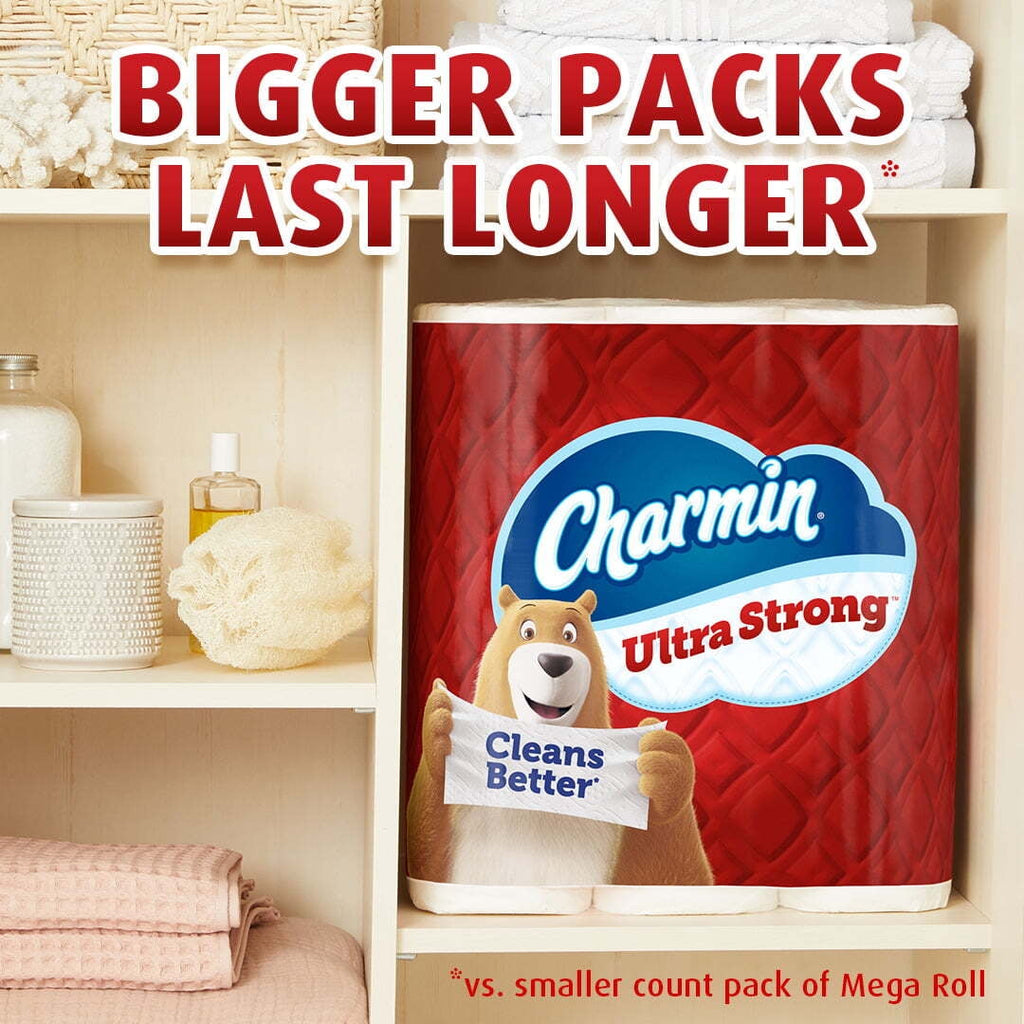 Charmin Ultra Strong Toilet Paper - 6 Mega XL Rolls