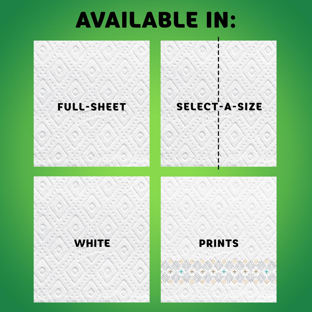 Bounty Select-A-Size Paper Towels - White, 8 Triple Rolls