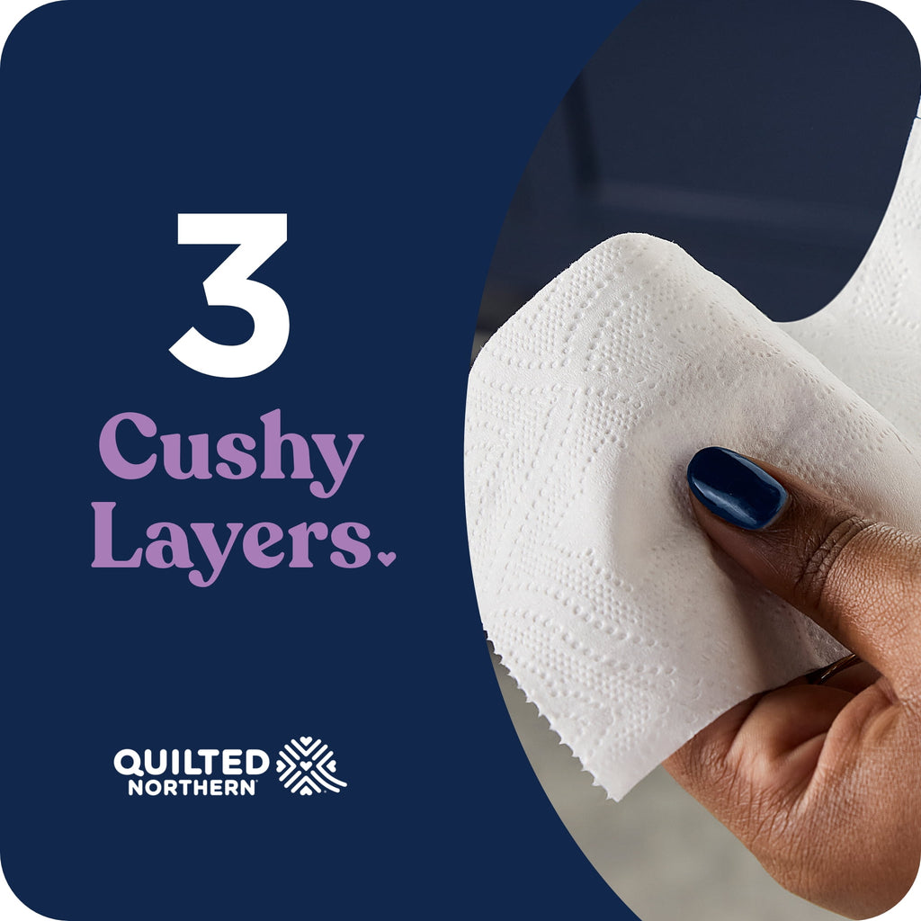 Quilted Northern Ultra Plush 3-Ply Toilet Paper - 30 Mega Rolls, 255 Sheets per Roll