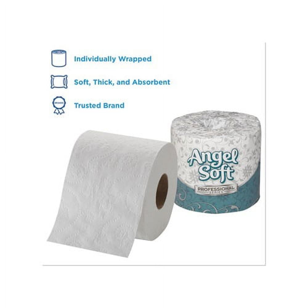 Georgia-Pacific Angel Soft ps Premium Bathroom Tissue Paper Septic Safe - 2-Ply, White, 450 Sheets/Roll, 40 Rolls/Carton