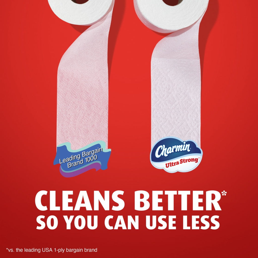 Charmin Ultra Strong Toilet Paper - 4-Pack of 6 Mega Rolls, 220 Sheets per Roll
