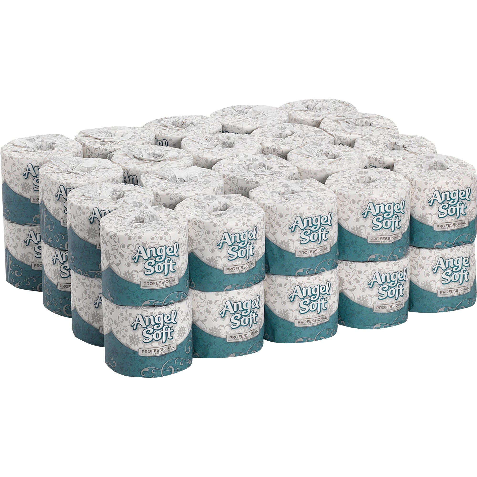 Angel Soft Professional Series - GPC16840, Embossed Toilet Paper, 40 per Carton, White
