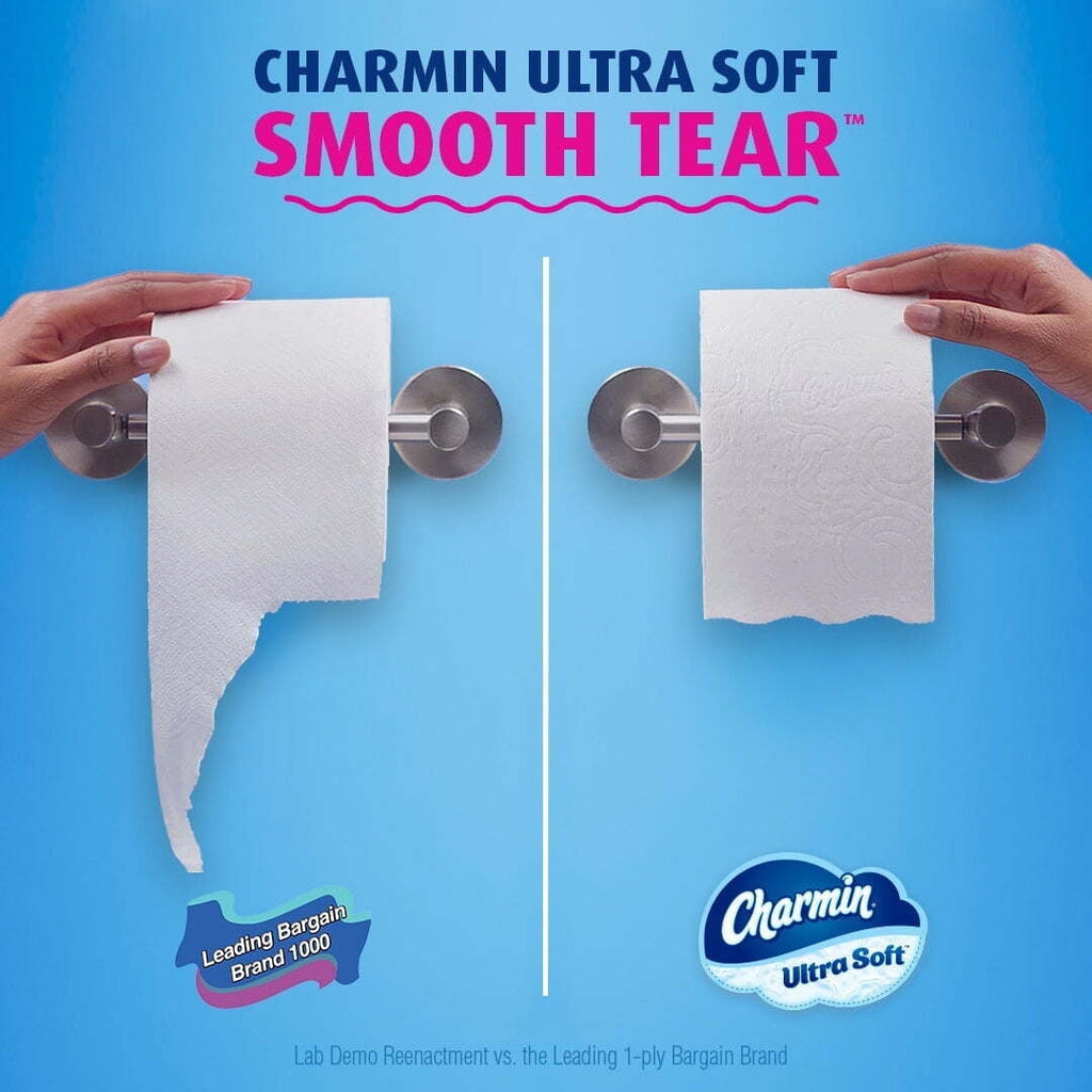 Charmin Ultra Soft Toilet Paper - 18 Super Mega Rolls, 336 Sheets per Roll