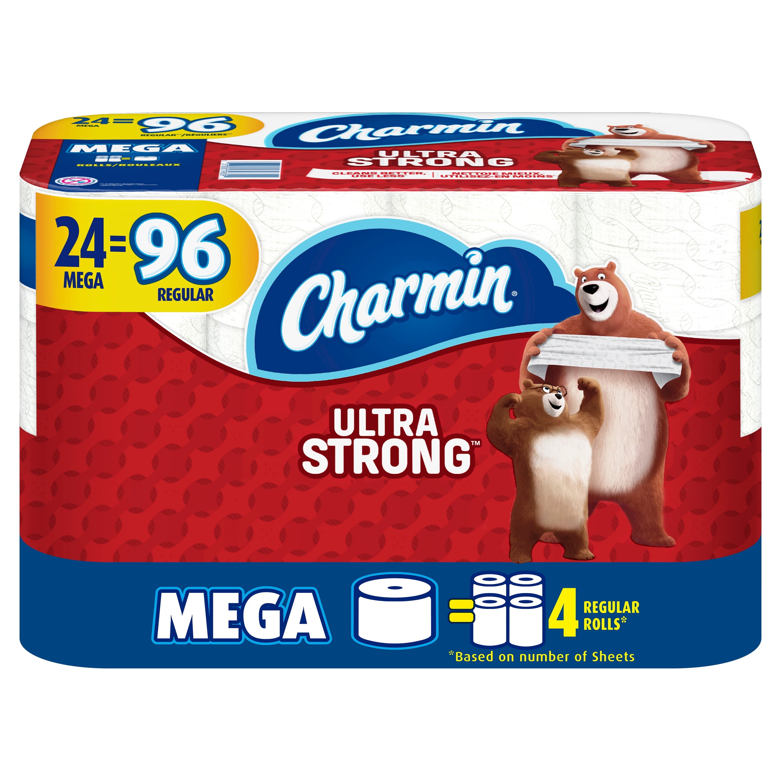 Charmin Ultra Strong Toilet Paper - 24 Mega Rolls, 286 Sheets per Roll