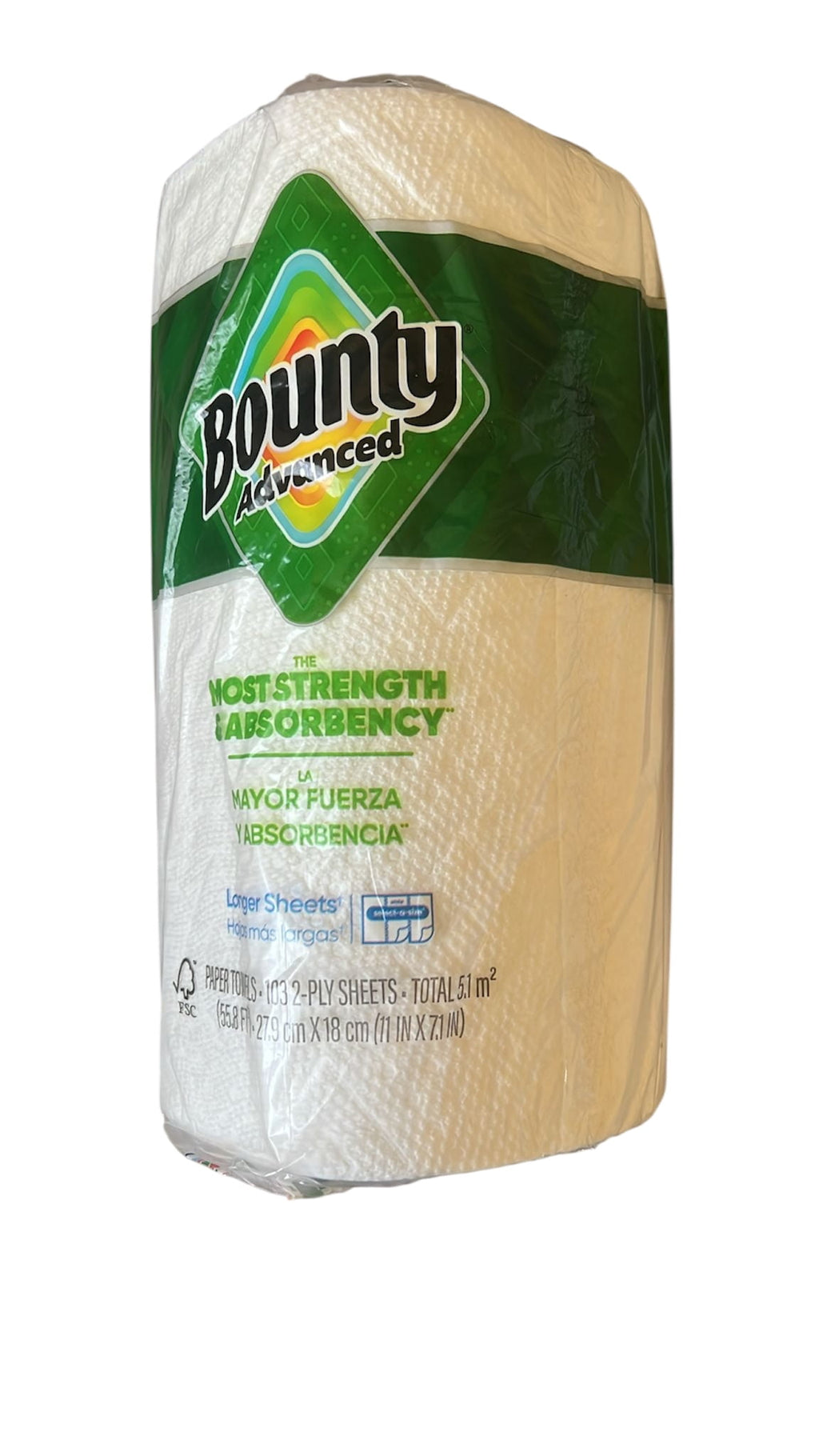 Bounty Longer Select A Size Paper Towel - 103 Sheets, 1 Pack