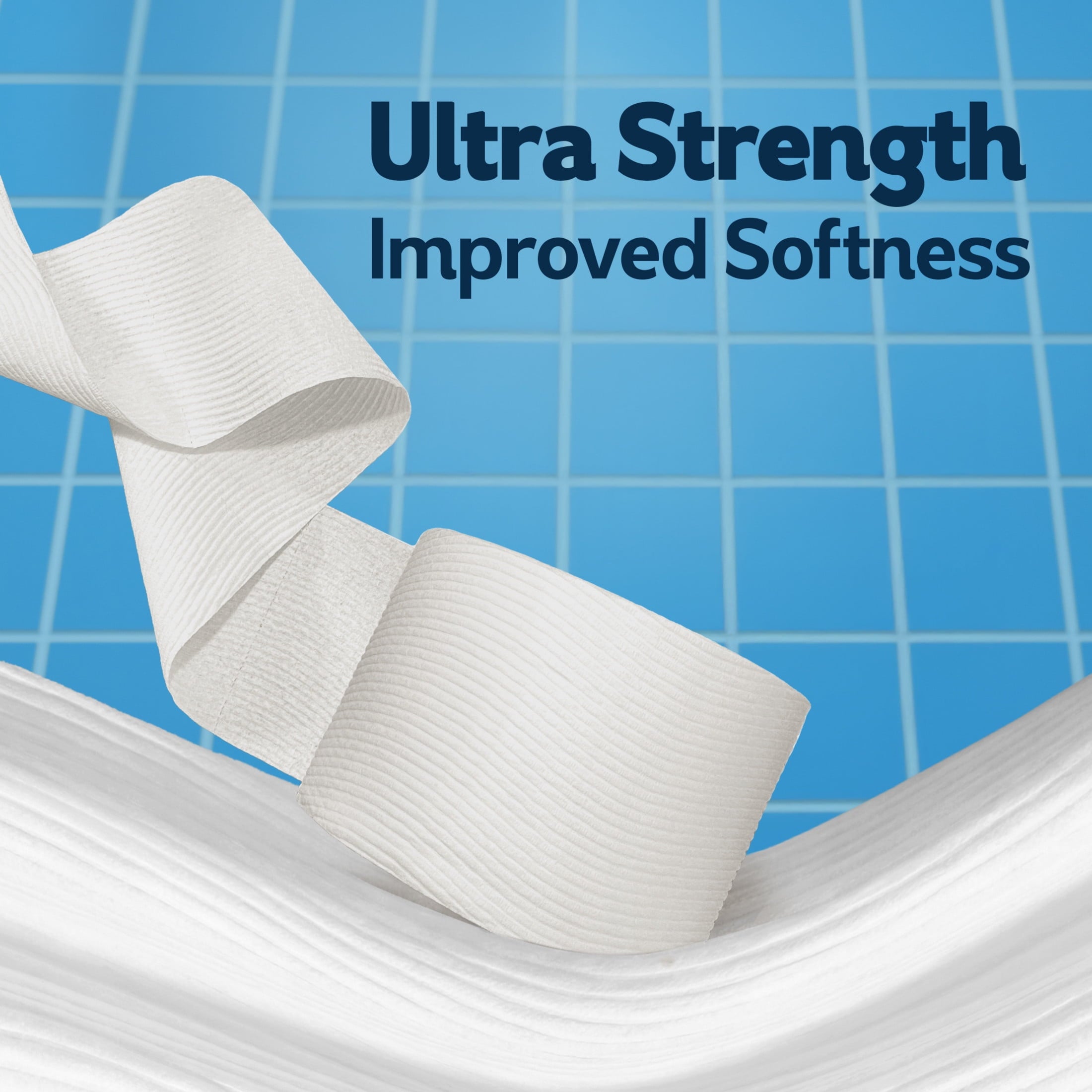 Cottonelle Ultra Clean Toilet Paper - Strong Toilet Tissue, 12 Mega Rolls - 4-Pack