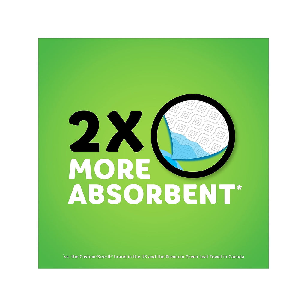 Bounty Select-A-Size 2-Ply Paper Towels - 11" x 5-15/16", White, Pack Of 12 Mega Rolls