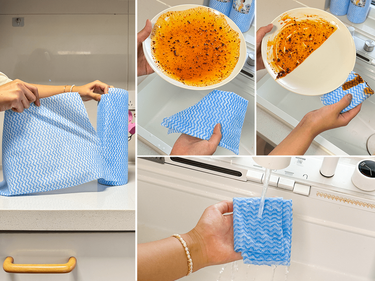 PandS Reusable Household Paper Towels - 60 Sheets, 1 Pack