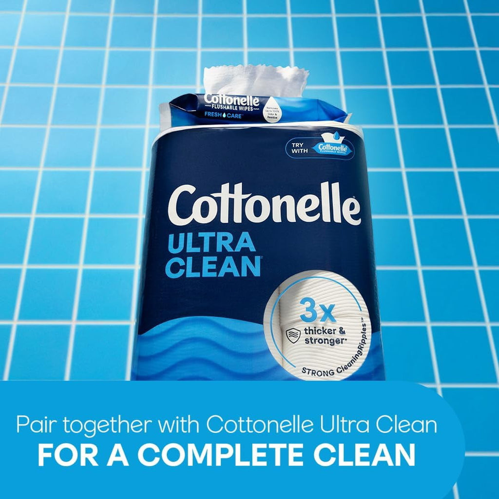 Cottonelle Ultra Clean Toilet Paper - 18 Mega Rolls = 72 Regular Rolls, Packaging May Vary