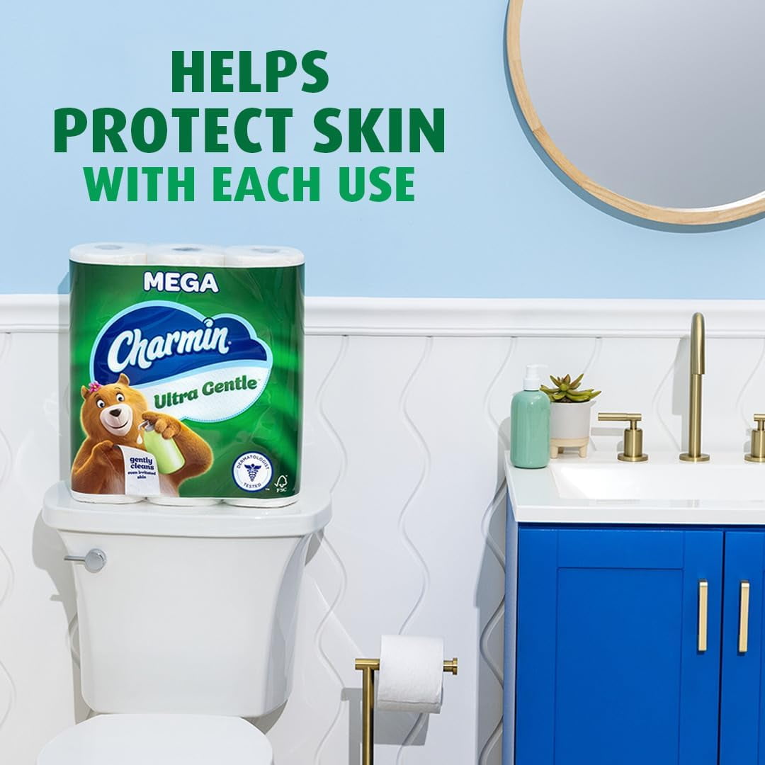 Charmin Ultra Gentle Toilet Paper - 9 Mega Rolls, 231 Sheets per Roll