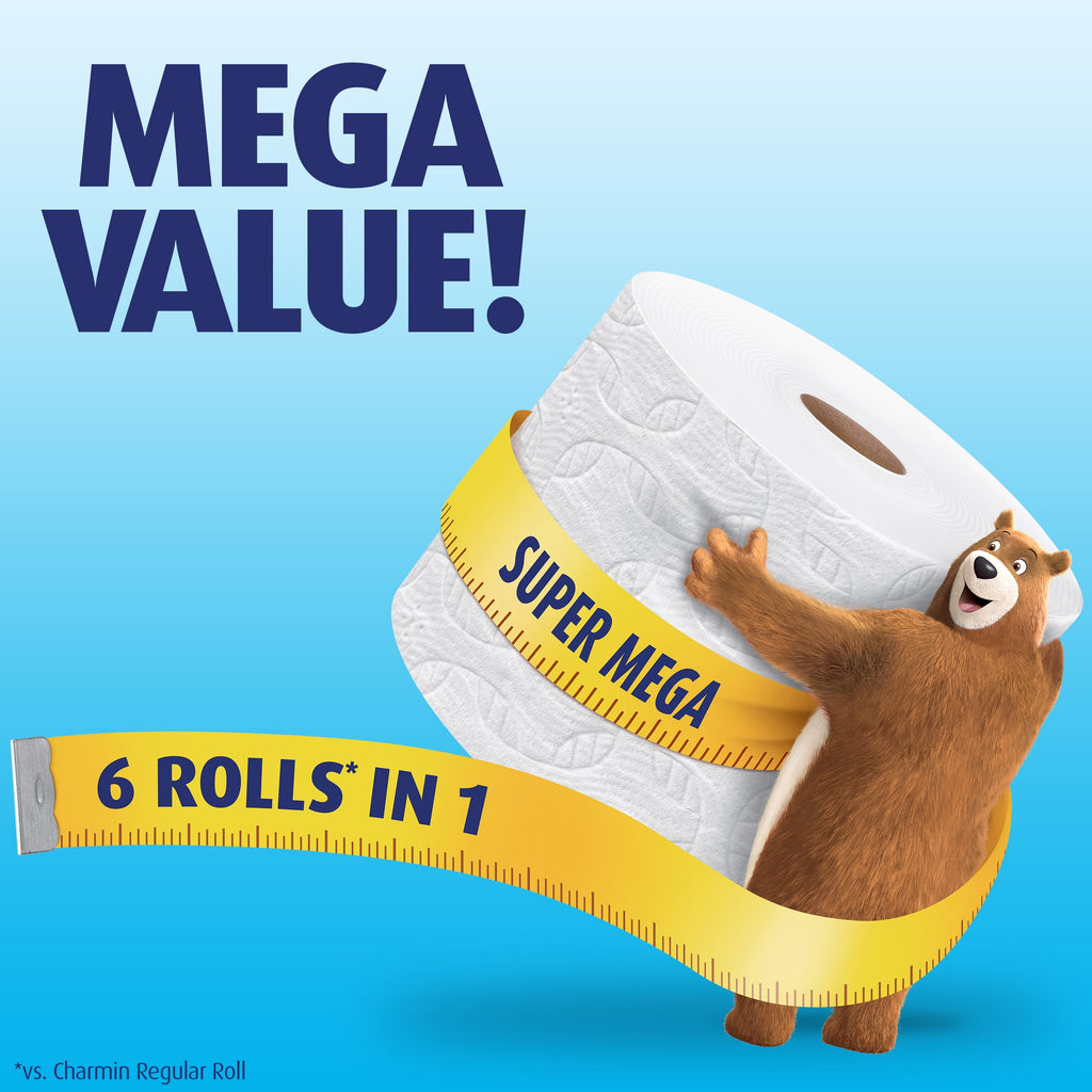 Charmin Ultra Strong Toilet Paper - 12 Super Mega Rolls