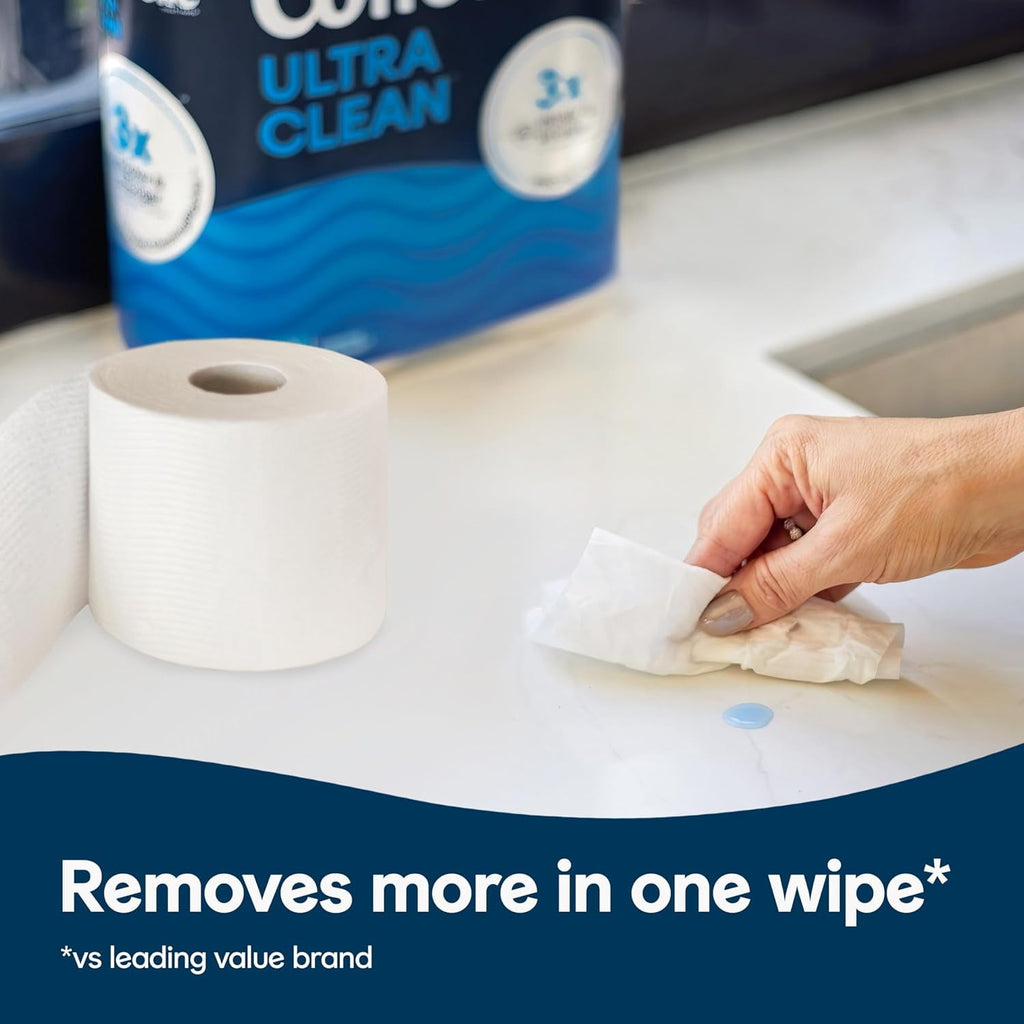 Cottonelle Ultra Clean Toilet Paper - 12 Mega Rolls = 48 Regular Rolls, Packaging May Vary